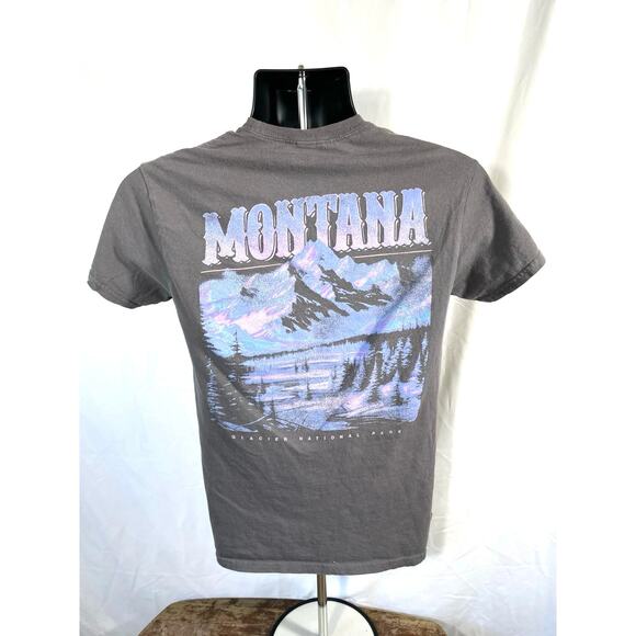 Bowery Supply Co. Montana Glacier National Park Graphic Tee Small - Picture 2 of 7